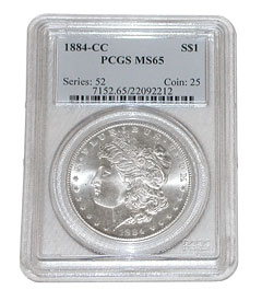 Certified Morgan Silver Dollar